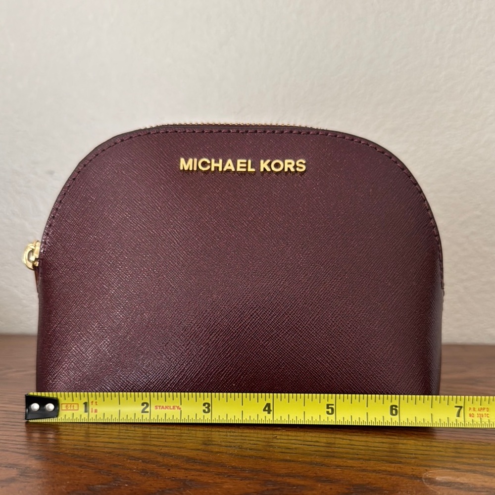 Michael Kors Toiletry Bag Pouch Saffiano Leather